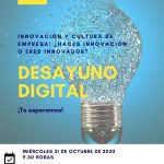 Desayuno digital CEEIARAGON: Innovación y cultura de Empresa: ¿Haces innovación o eres innovador?