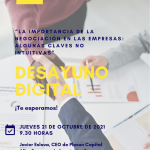 Desayuno digital CEEI "La importancia de la negociación en las empresas: algunas claves no intuitivas"