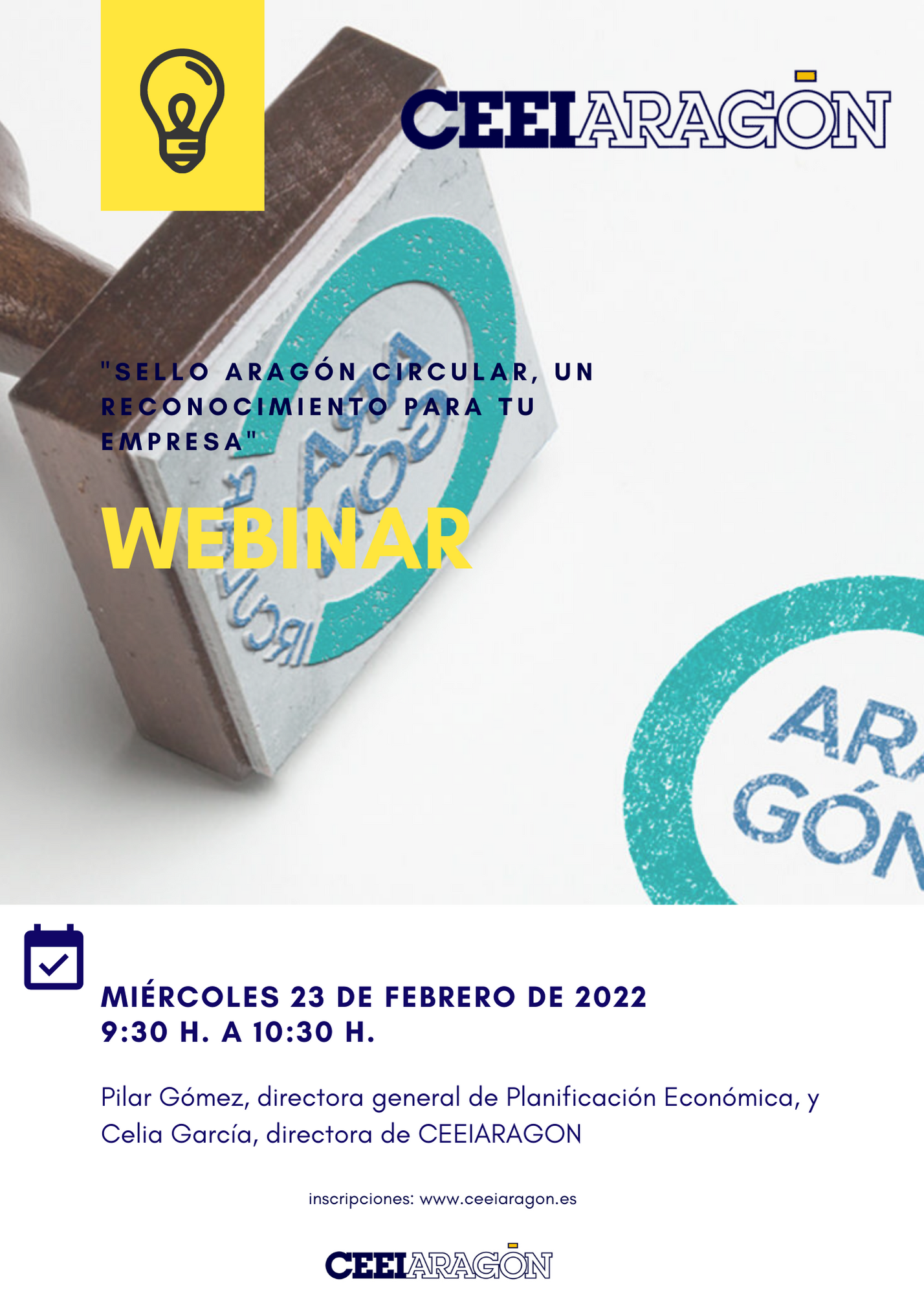 Webinar CEEI «Sello Aragón Circular. Un reconocimiento para tu empresa»