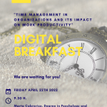 CEEIARAGON Digital Breakfast "Time management in organizations and its impact on work productivity"