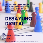Desayuno Digital CEEI "La importancia del análisis del macroentorno en la determinación de la estrategia de una startup"