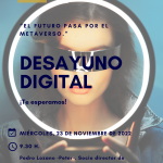 Desayuno digital CEEI "El futuro pasa por el metaverso"
