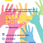 Desayuno digital CEEI "Conoce el Plan Aragonés de Impulso a la Economía Social"
