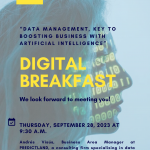 Breakfast Digital CEEI "Data management, key to promote business with artificial intelligence"