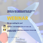Webinar "Learn about the special features of the XVII Edition of the EMPRENDEXXI Awards"