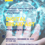 CEEI Digital Breakfast "Essential legal aspects of Generative Artificial Intelligence"