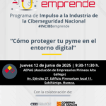 Charla INCIBE Emprende CEEIARAGON  "Cómo proteger tu pyme en el entorno digital"