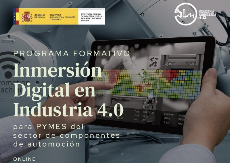 Nuevo programa de ‘Inmersión Digital en la Industria 4.0’ para mejorar la competitividad post-COVID