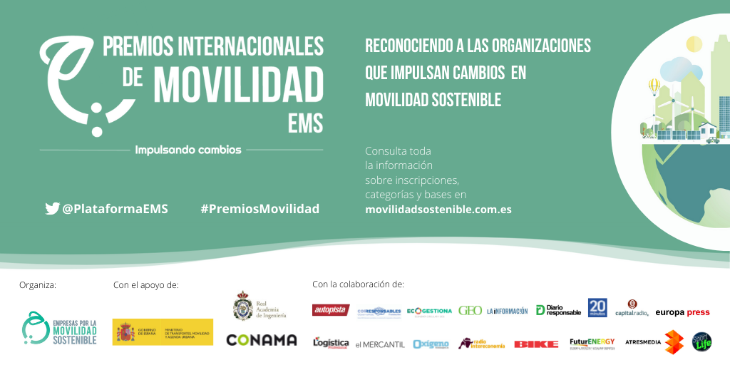 Convocada la 2ª Edición de los Premios Internacionales de Movilidad EMS