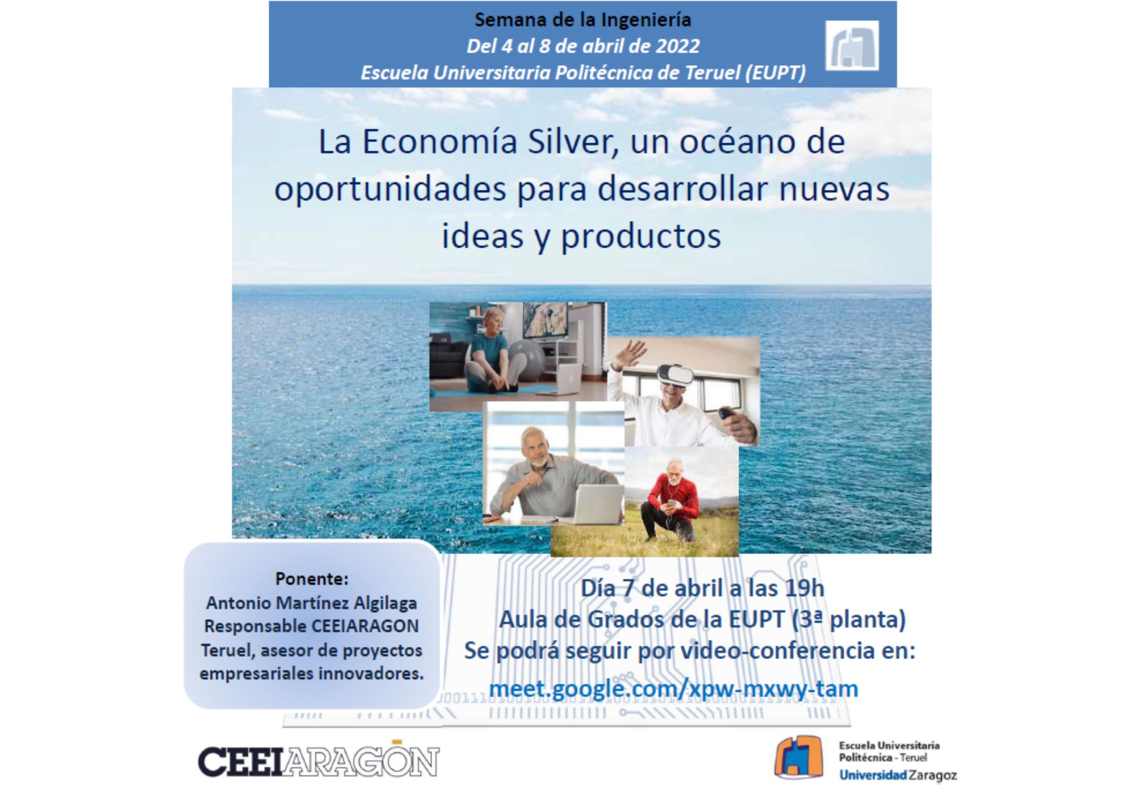 Conferencia “La Economía Silver, un océano de oportunidades para desarrollar nuevas ideas y productos”