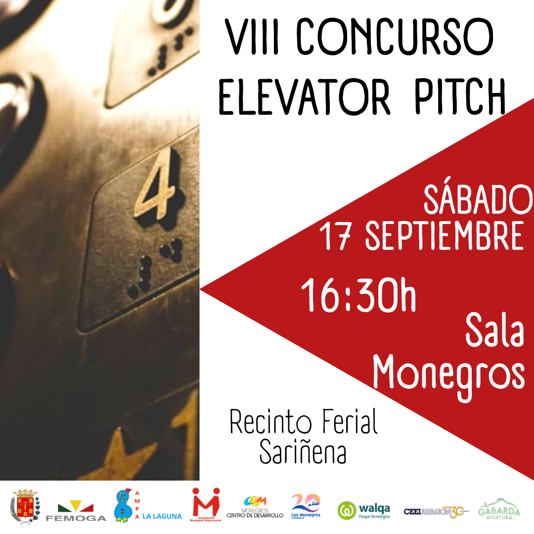CEEIARAGON colabora con el VIII Concurso Elevator Pitch «Los Monegros» y patrocina el primer premio