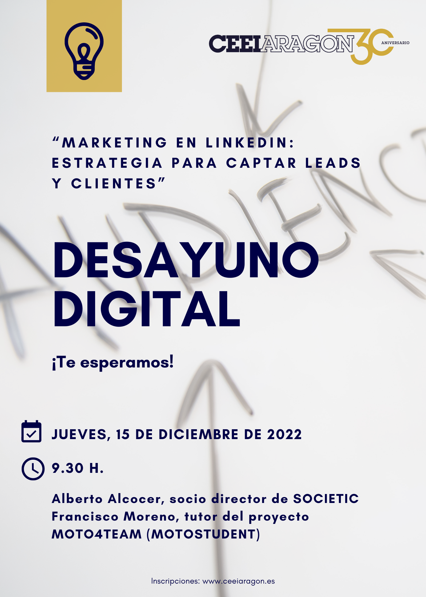 Desayuno digital CEEIARAGON «Marketing en Linkedin: estrategia para captar leads y clientes»