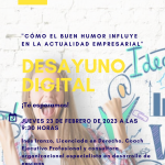 Desayuno digital CEEI "Cómo el buen humor influye en la actualidad empresarial"