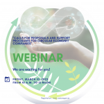 Webinar "Calls for proposals and support programs for circular economy companies"