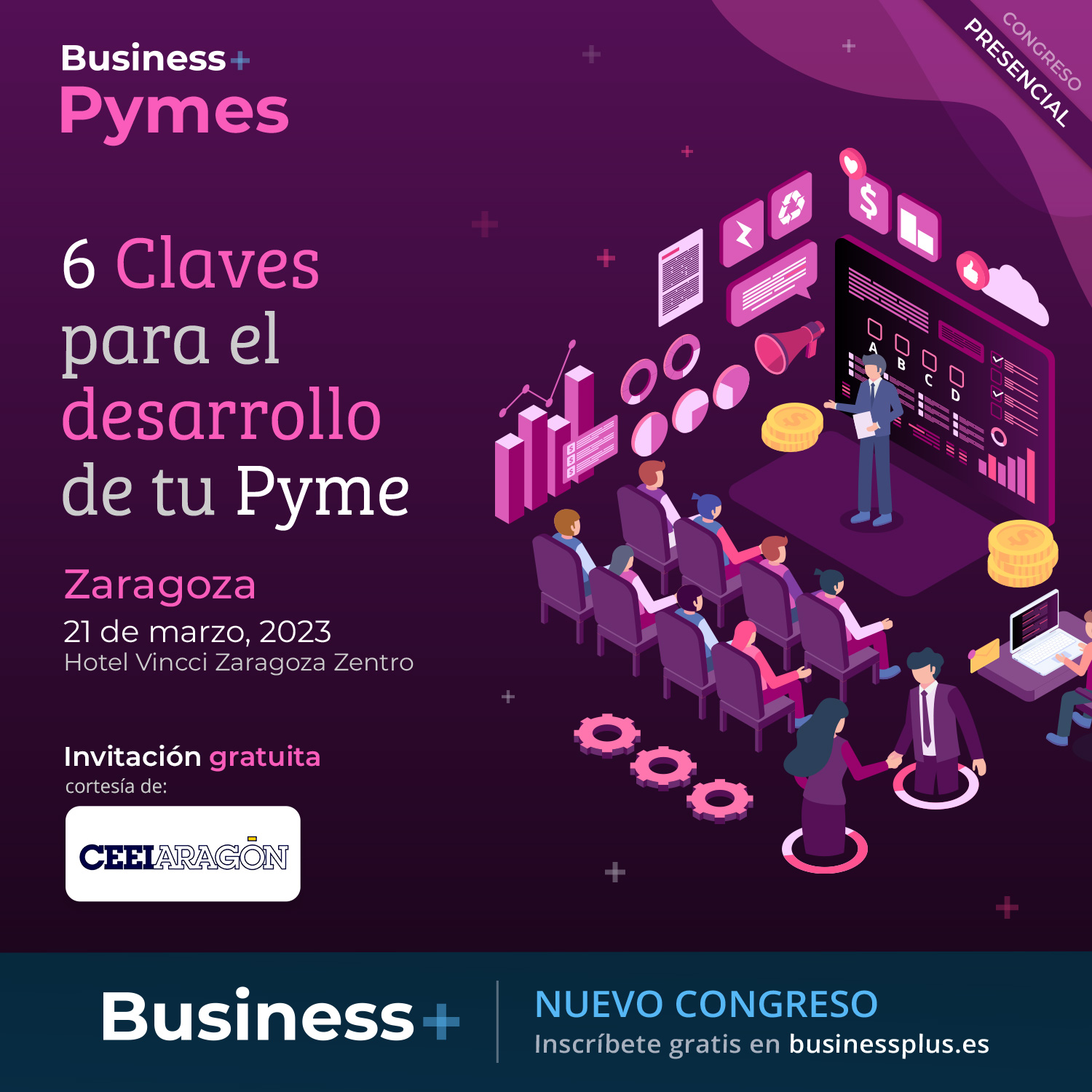 Business+ lanza un nuevo tour de eventos para impulsar a las pymes en 2023